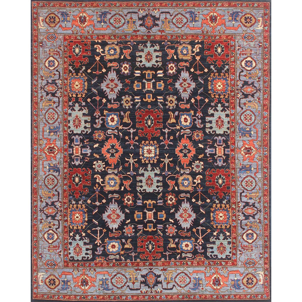 ARYANA ARYAN NAVY / GREEN 8'3" X 10'3"