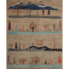 ARYANA GABEH NATURAL / BLUE 8'4" X 10'1"
