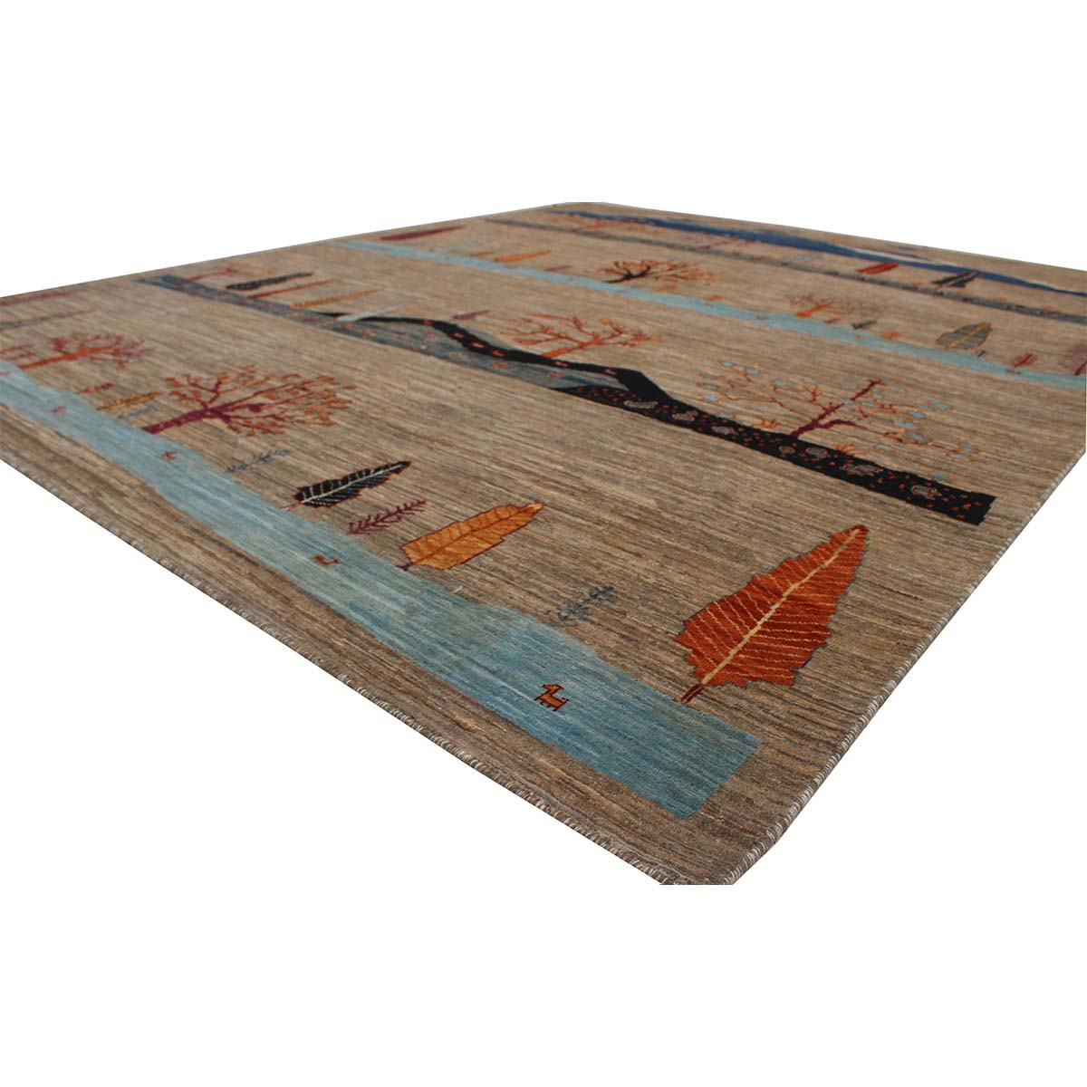 ARYANA GABEH NATURAL / BLUE 8'4" X 10'1"