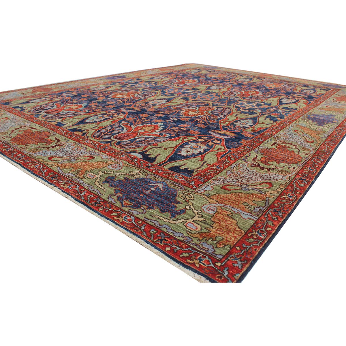 ARYANA BIJAR NAVY / GREEN 8'10" X 12'