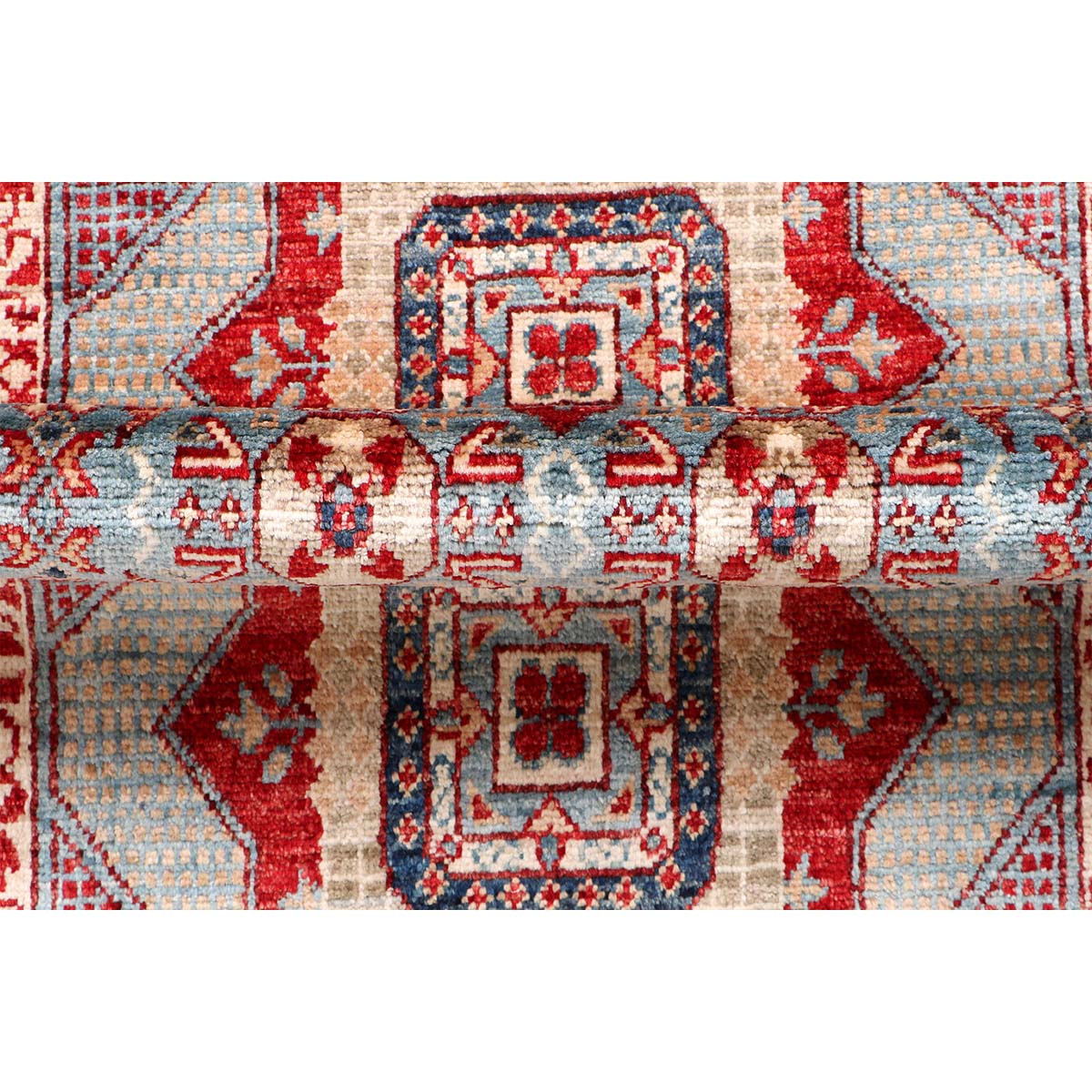 ARYANA MAMLU LIGHT BLUE / IVORY 2'6" X 9'8"