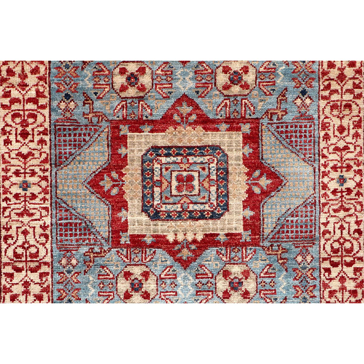 ARYANA MAMLU LIGHT BLUE / IVORY 2'6" X 9'8"