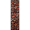 ARYANA ARYAN BROWN / RED 2'5" X 9'9"