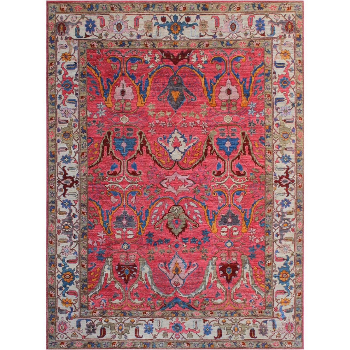 ARYANA ARYAN CORAL / BEIGE 8'11" X 11'3"