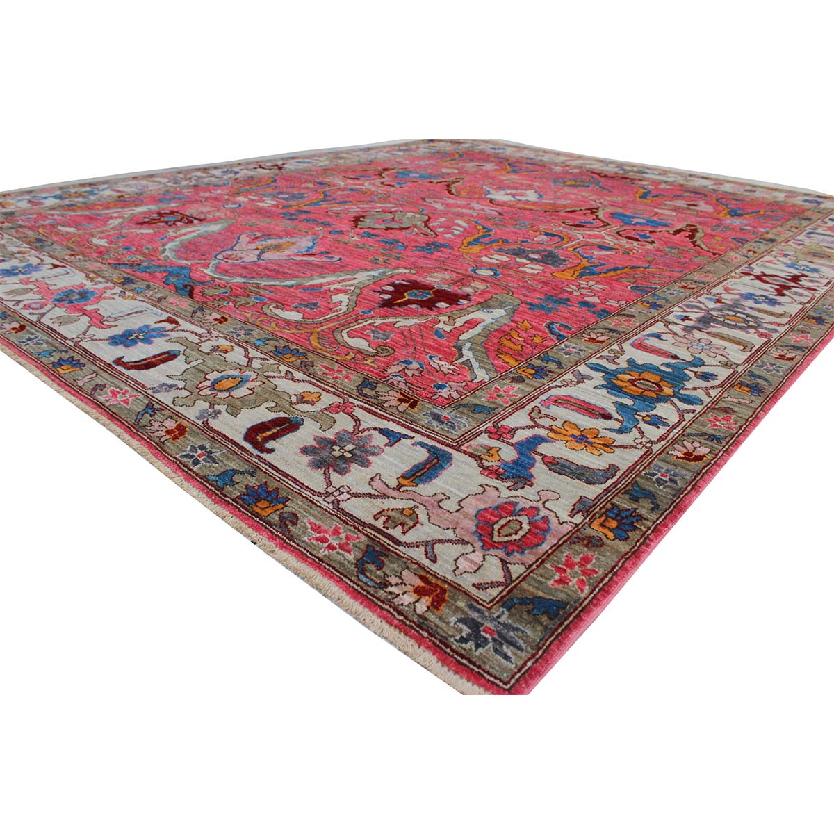 ARYANA ARYAN CORAL / BEIGE 8'11" X 11'3"