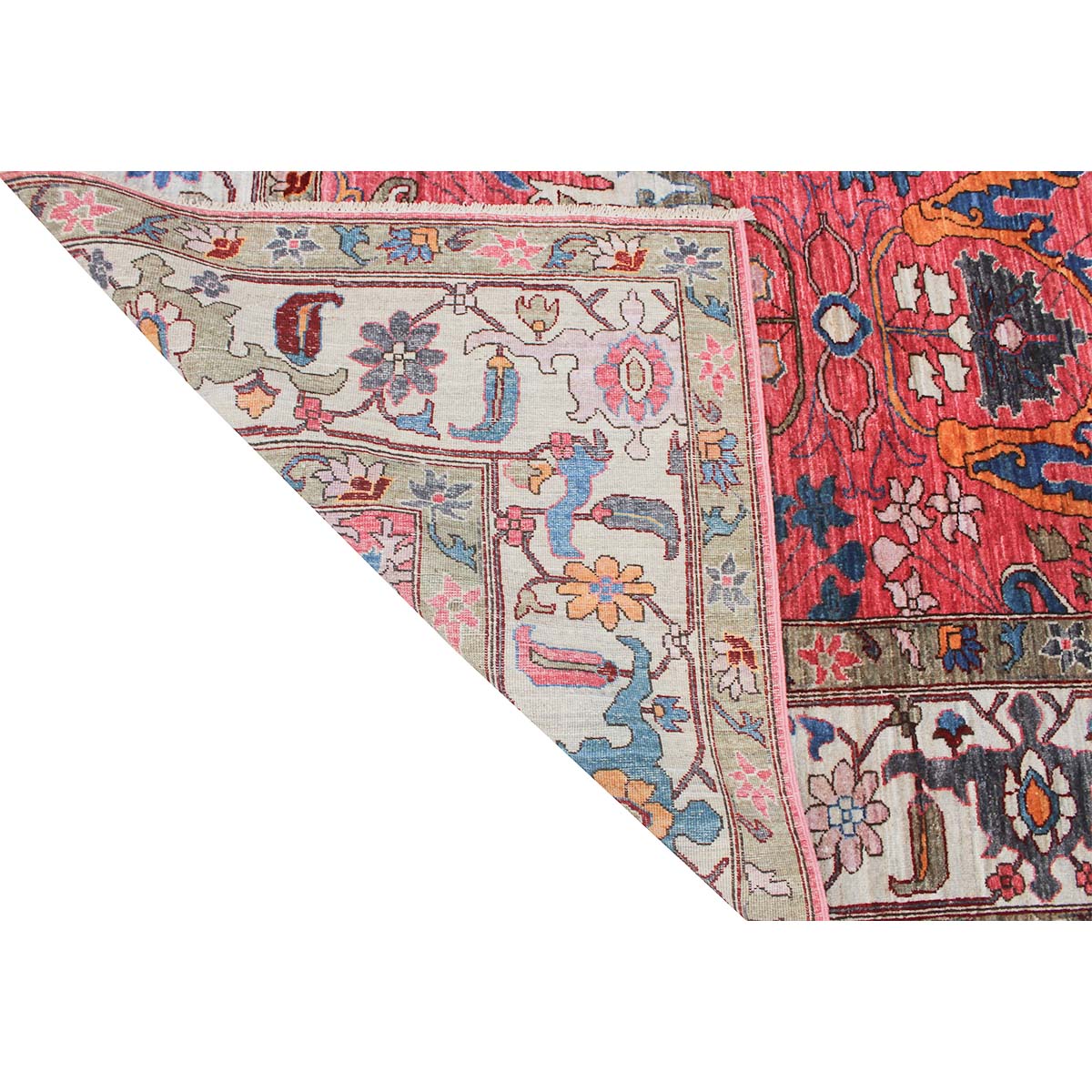 ARYANA ARYAN CORAL / BEIGE 8'11" X 11'3"