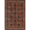 ARYANA ARYAN BROWN / LIGHT BLUE 12'4" X 18'