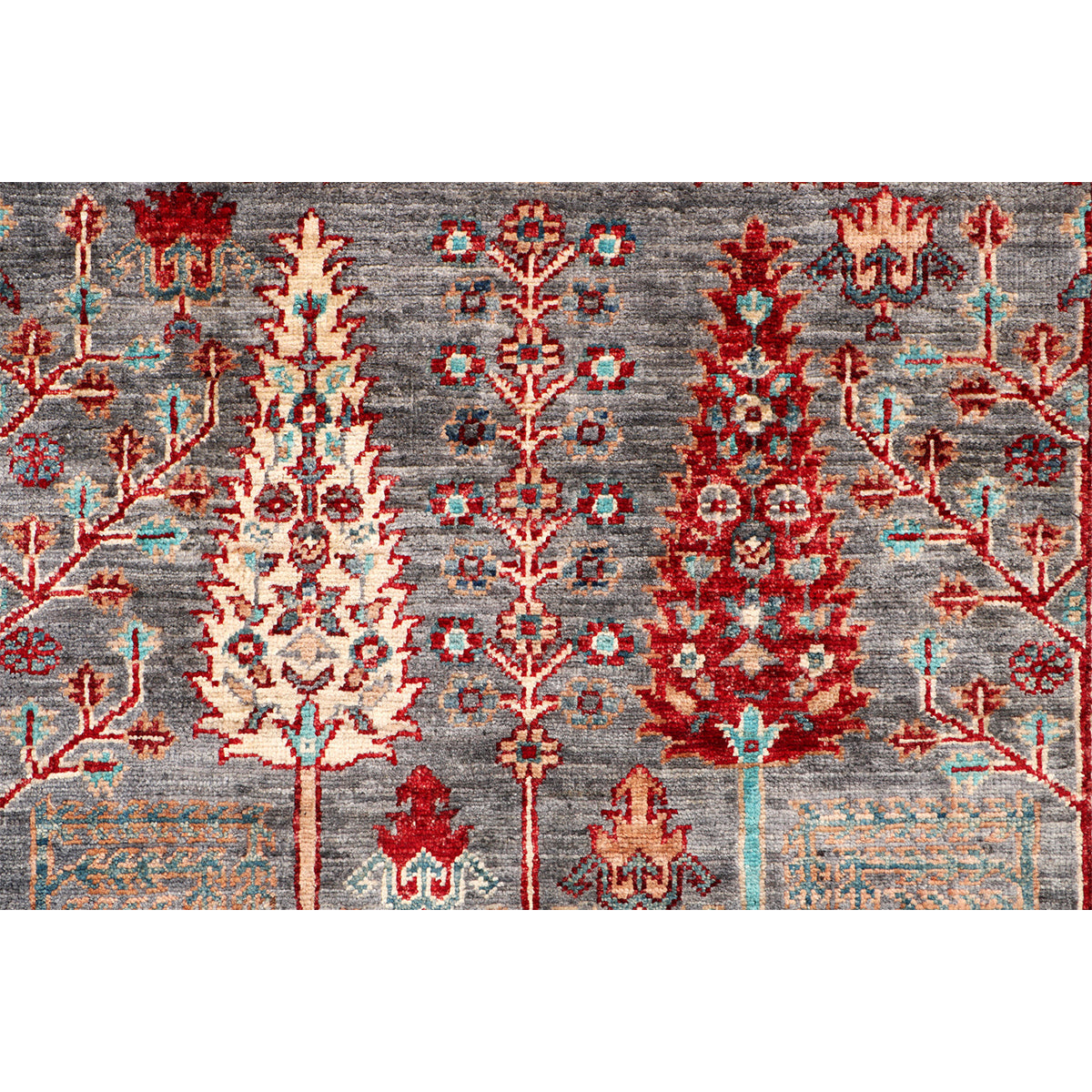 ARYANA ARYAN GREY / LIGHT BLUE 2'7" X 9'9"