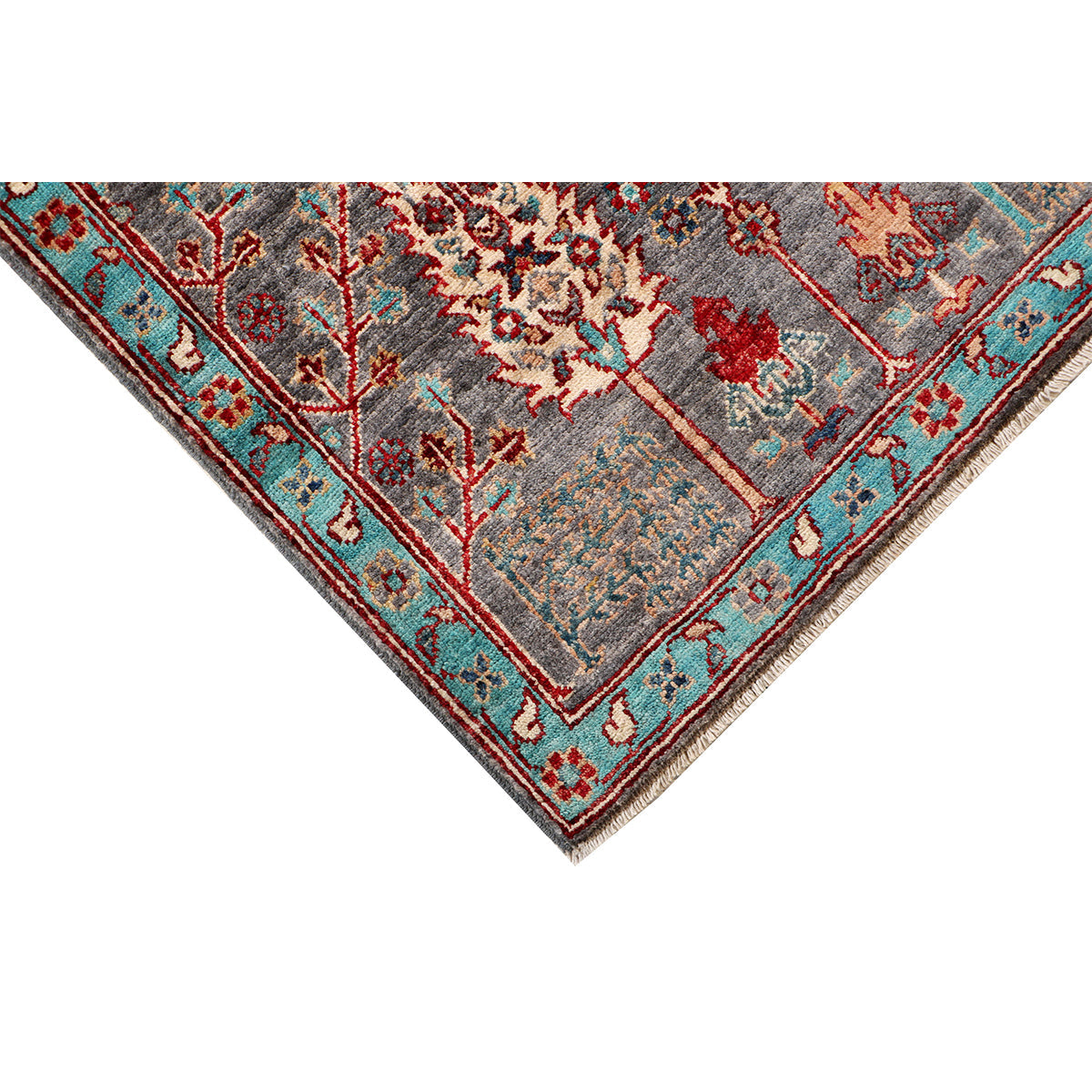 ARYANA ARYAN GREY / LIGHT BLUE 2'7" X 9'9"