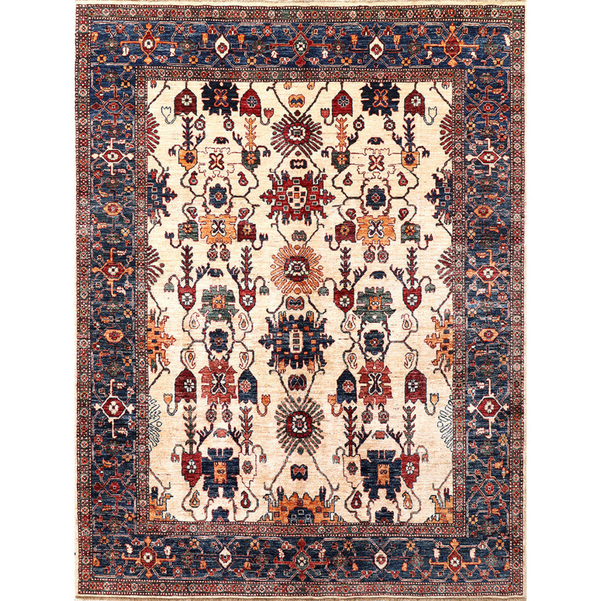 ARYANA ARYAN IVORY / BLUE 5'11" X 8'10"