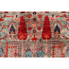 ARYANA ARYAN GREY / RED 2'7" X 9'10"