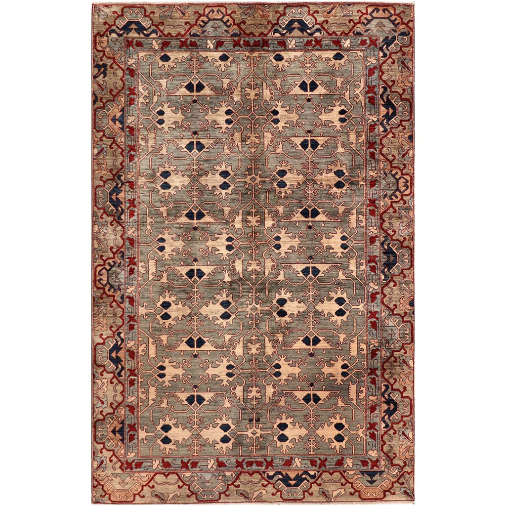 ARYANA ARYAN LIGHT GREEN / LIGHT GREEN 5'10" X 9'