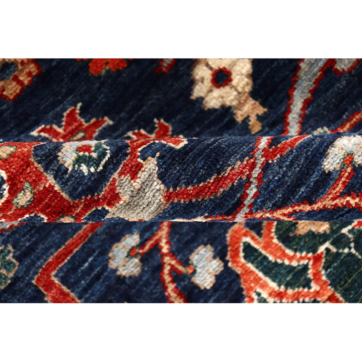 ARYANA ARYAN NAVY / LIGHT GREEN 2'6" X 9'5"