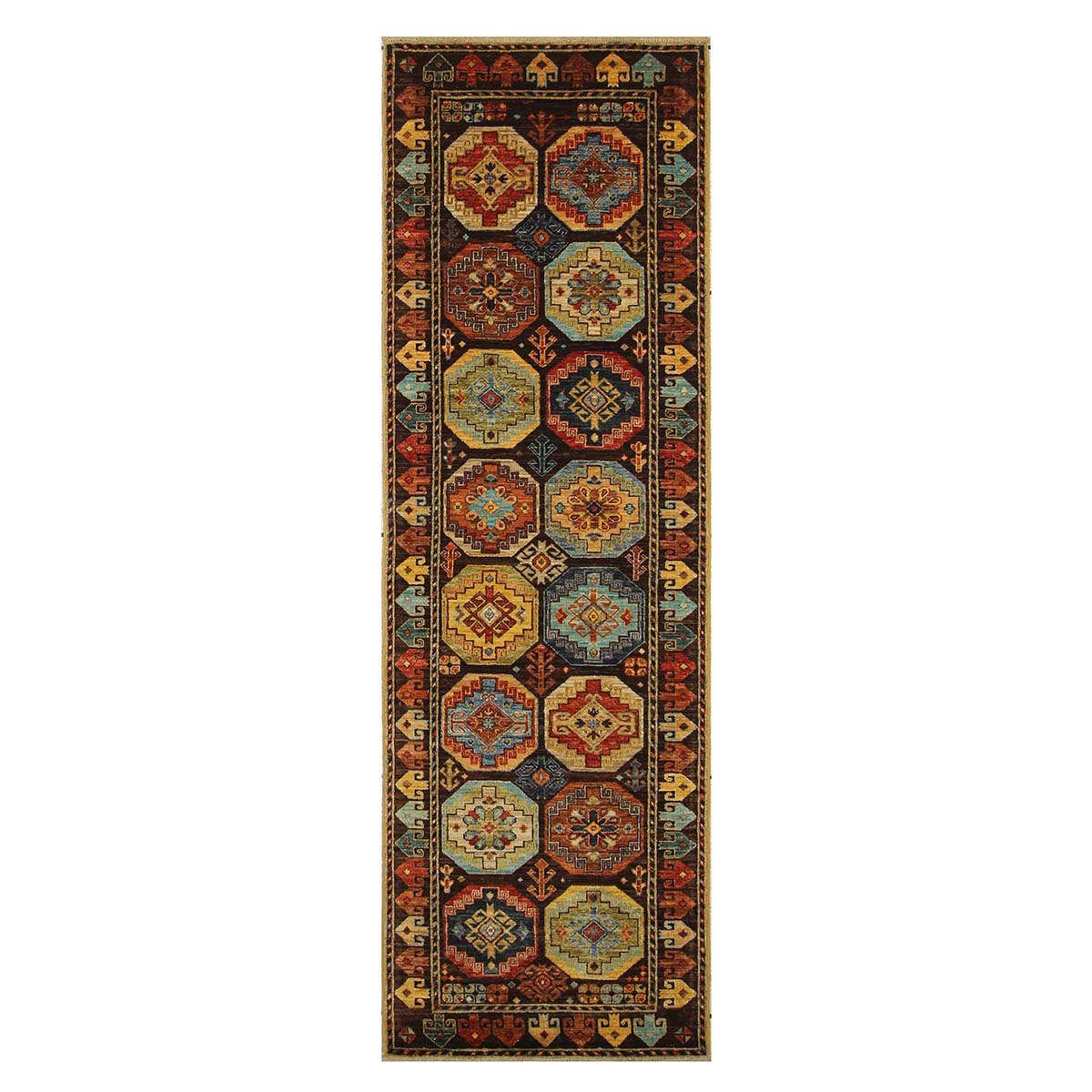 ARYANA ARYAN BROWN / MULTI 2'-8" X 8'-4"
