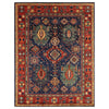 ARYANA ARYAN BLUE / RED 4'-11" X 6'-4"