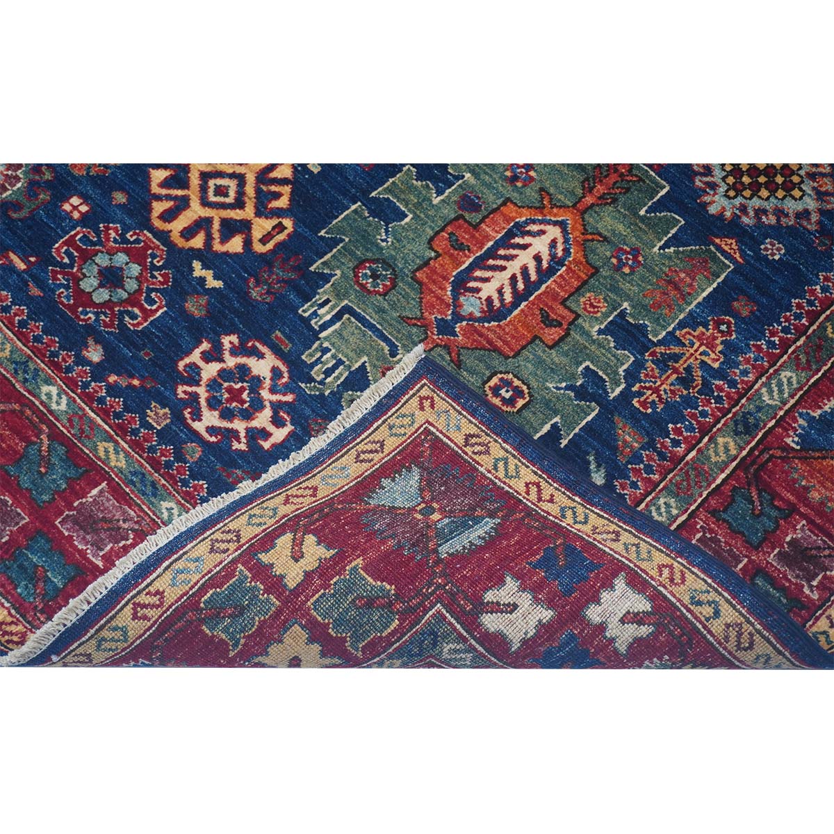 ARYANA ARYAN BLUE / RED 4'-11" X 6'-4"