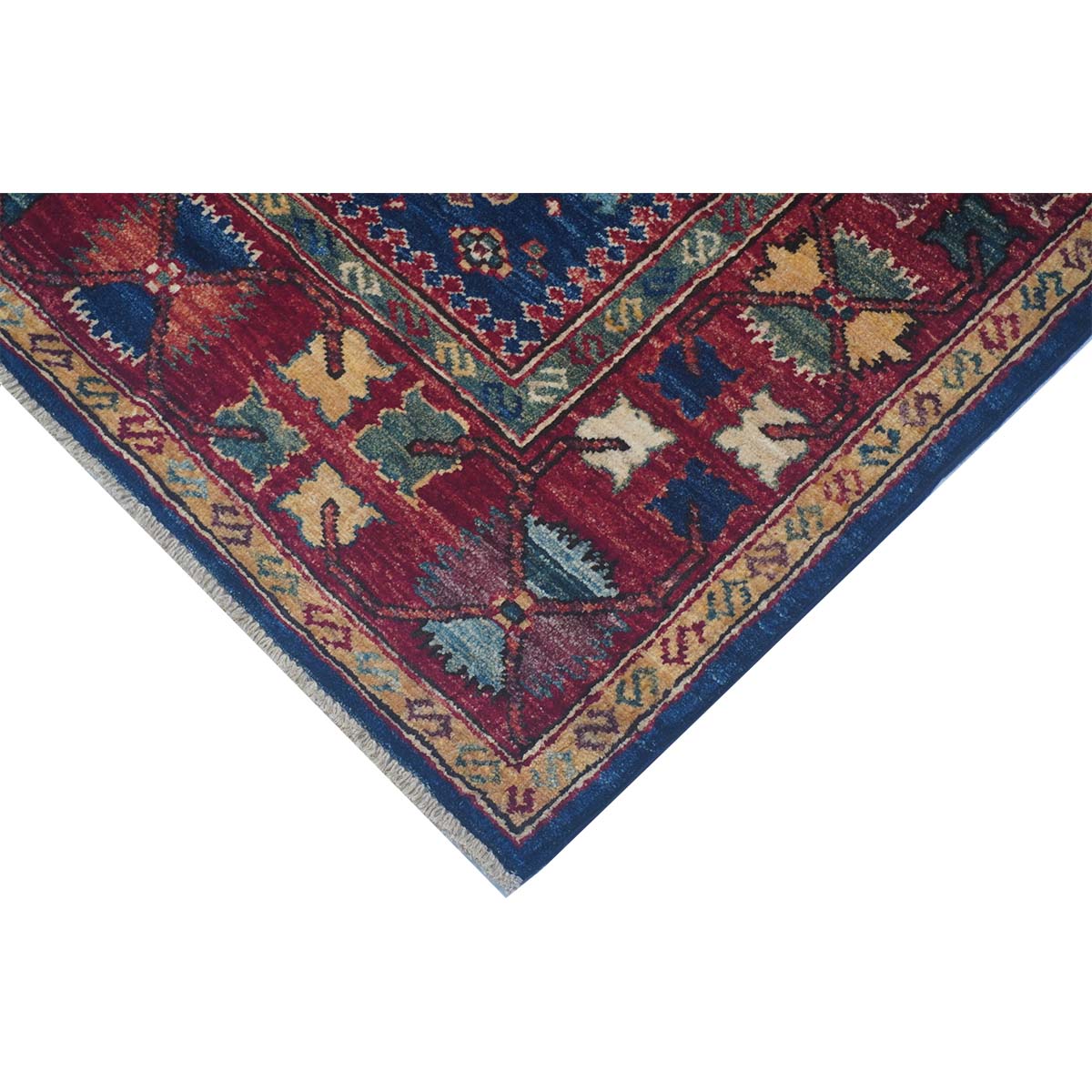 ARYANA ARYAN BLUE / RED 4'-11" X 6'-4"