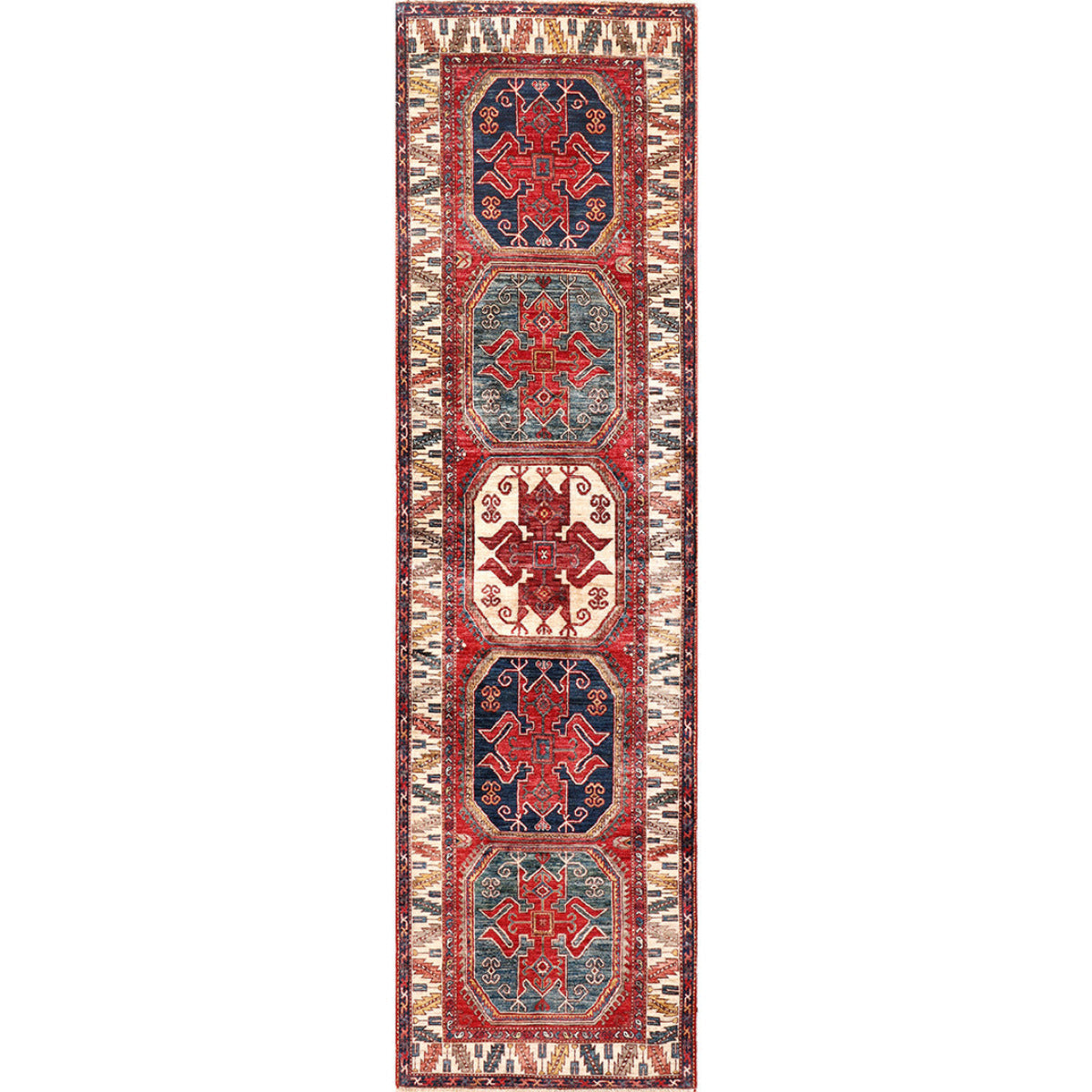 ARYANA ARYAN RED / IVORY 2'-9" X 10'