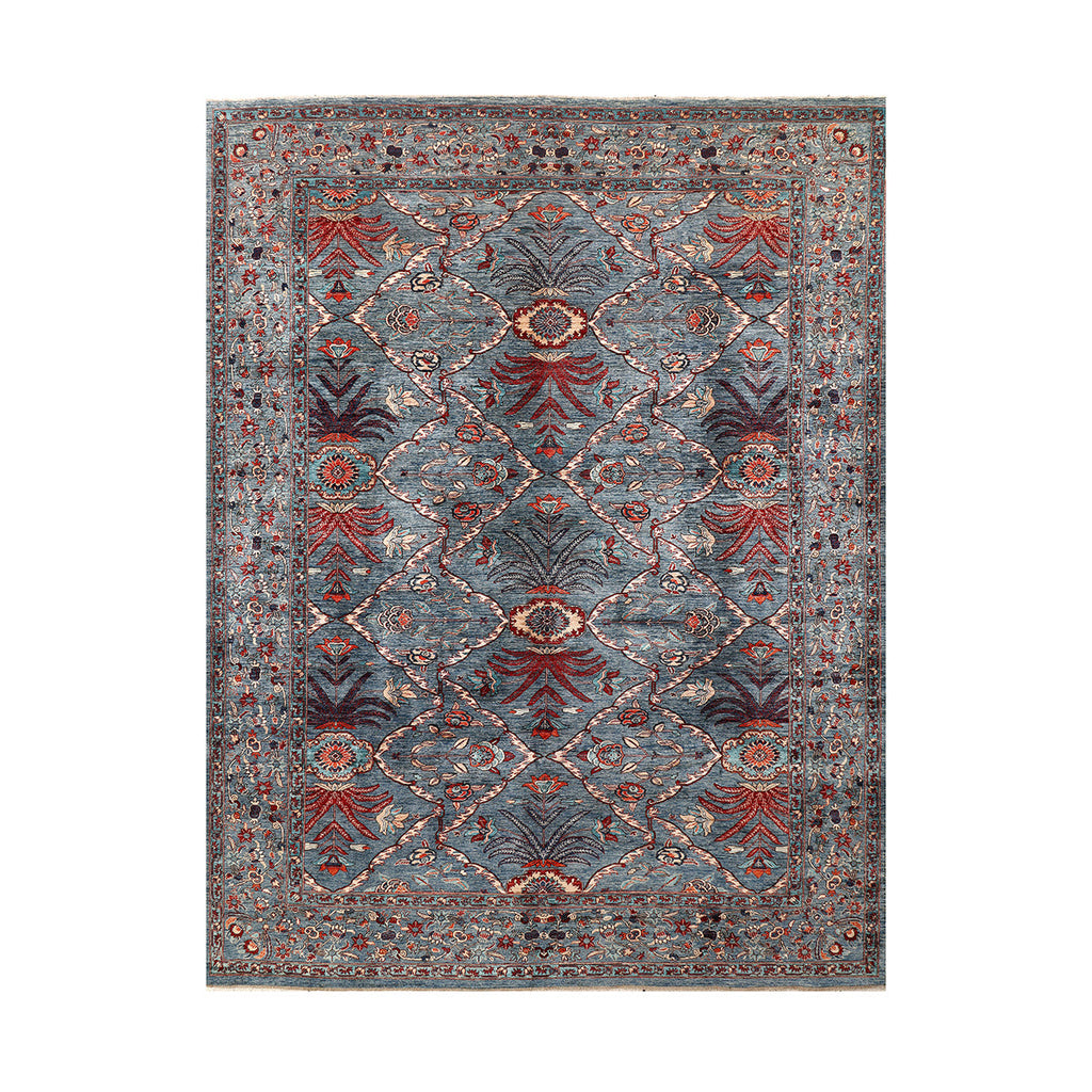 ARYANA ARYAN RED / LIGHT BLUE 9'11" X 13'10"