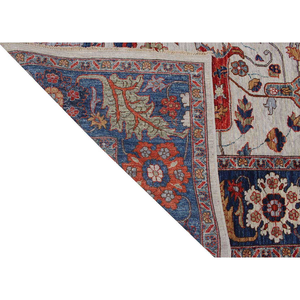 ARYANA ARYAN BEIGE / BLUE 8' X 9'11"