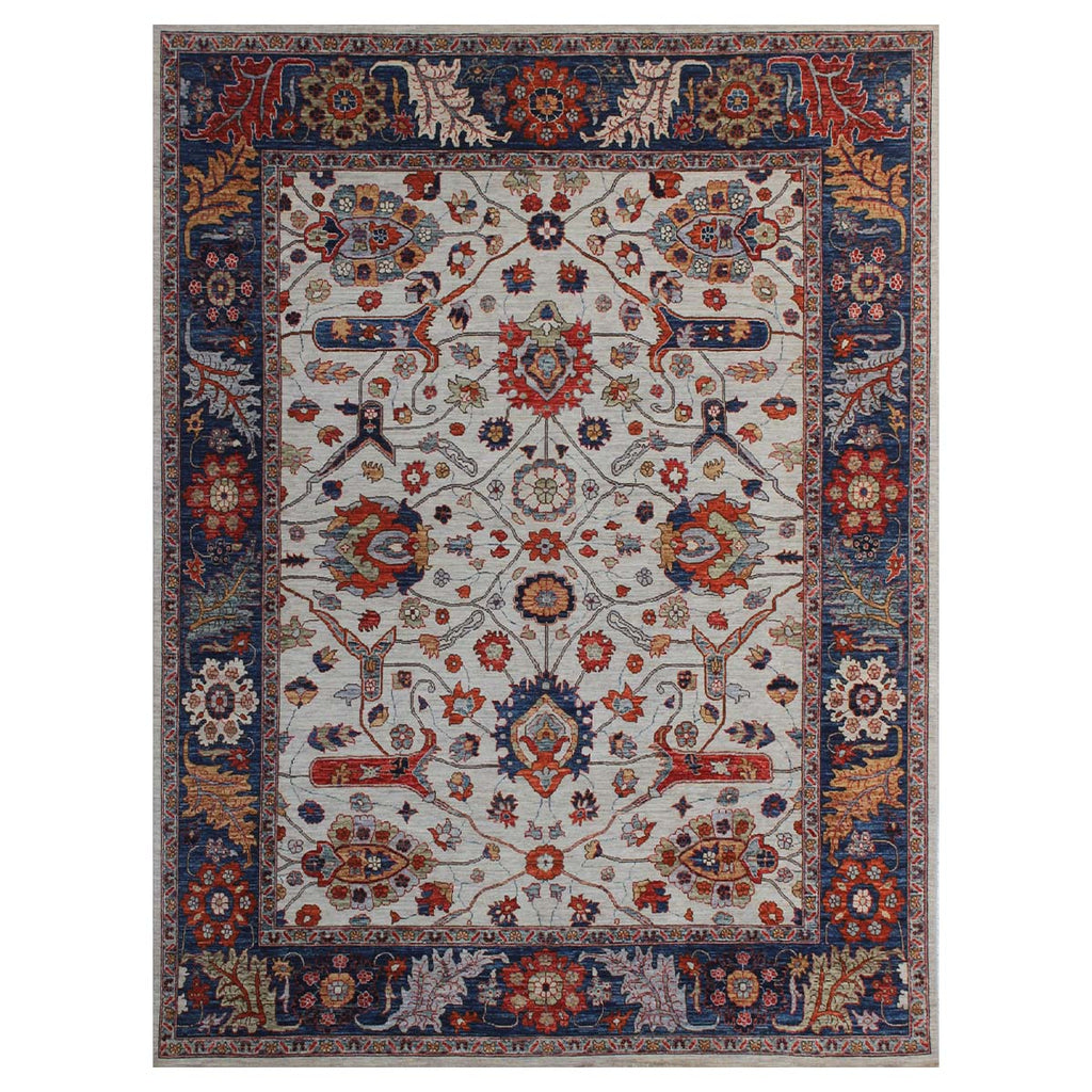 ARYANA ARYAN BEIGE / BLUE 8' X 9'11"