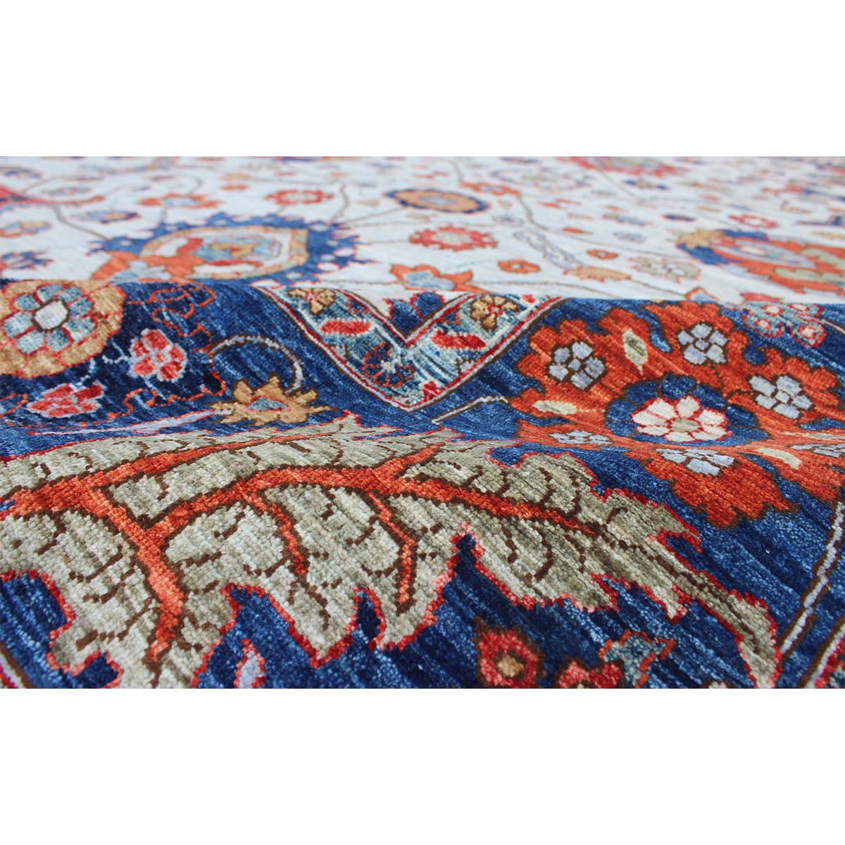 ARYANA ARYAN BEIGE / BLUE 8' X 9'11"