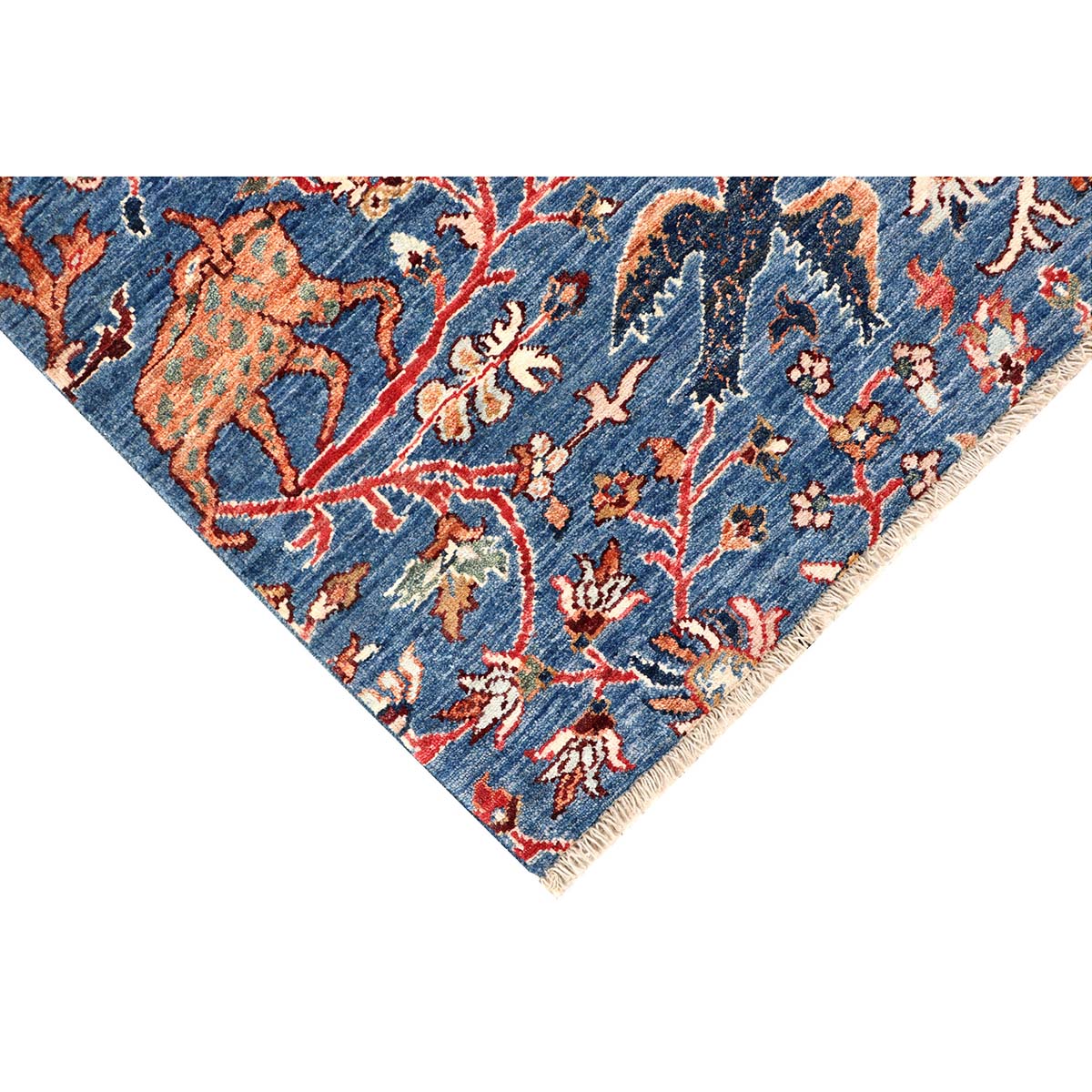 ARYANA ARYAN BLUE / RED 3'2" X 23'7"