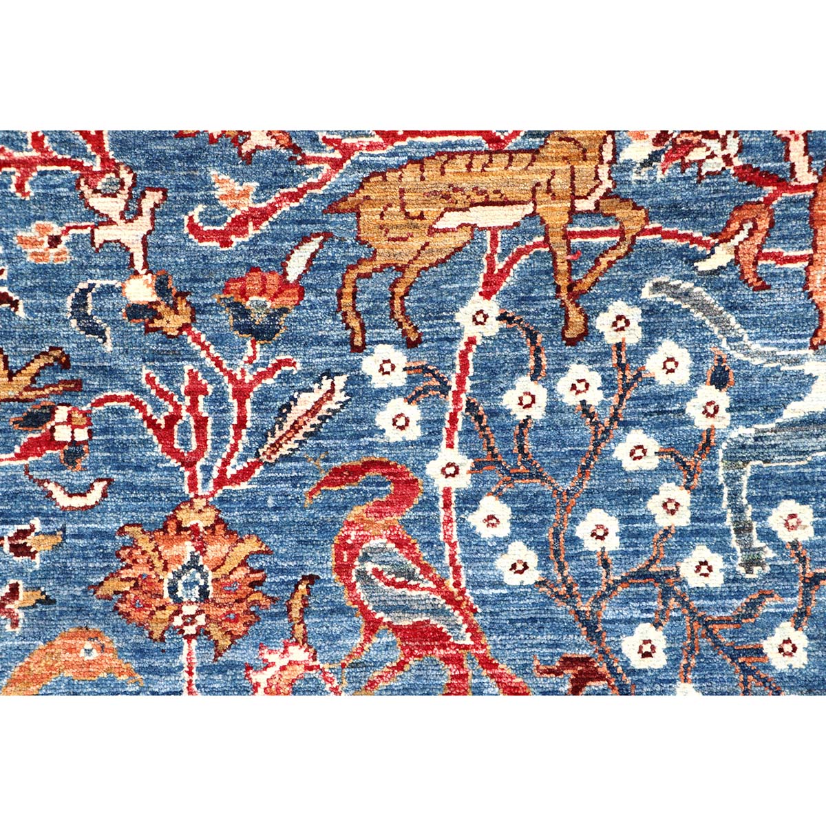 ARYANA ARYAN BLUE / RED 3'2" X 23'7"