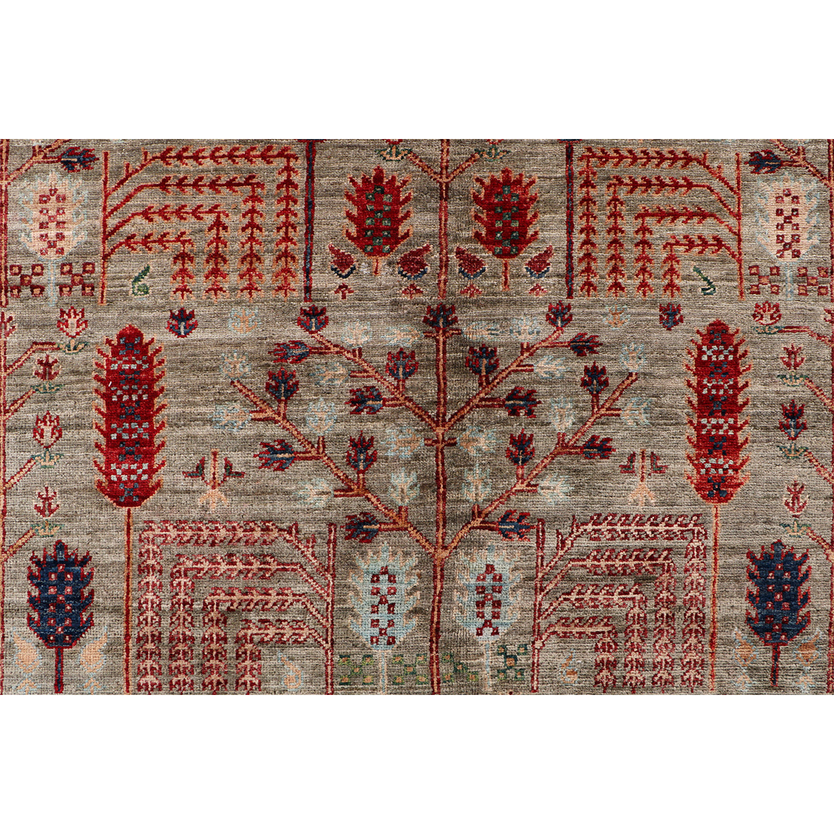 ARYANA ARYAN GREY / RED 12'2" X 17'10"