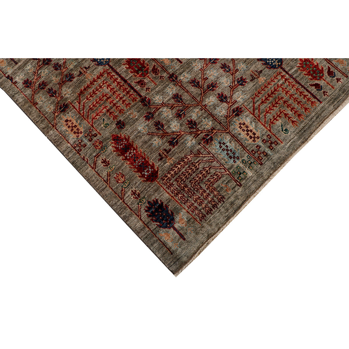 ARYANA ARYAN GREY / RED 12'2" X 17'10"