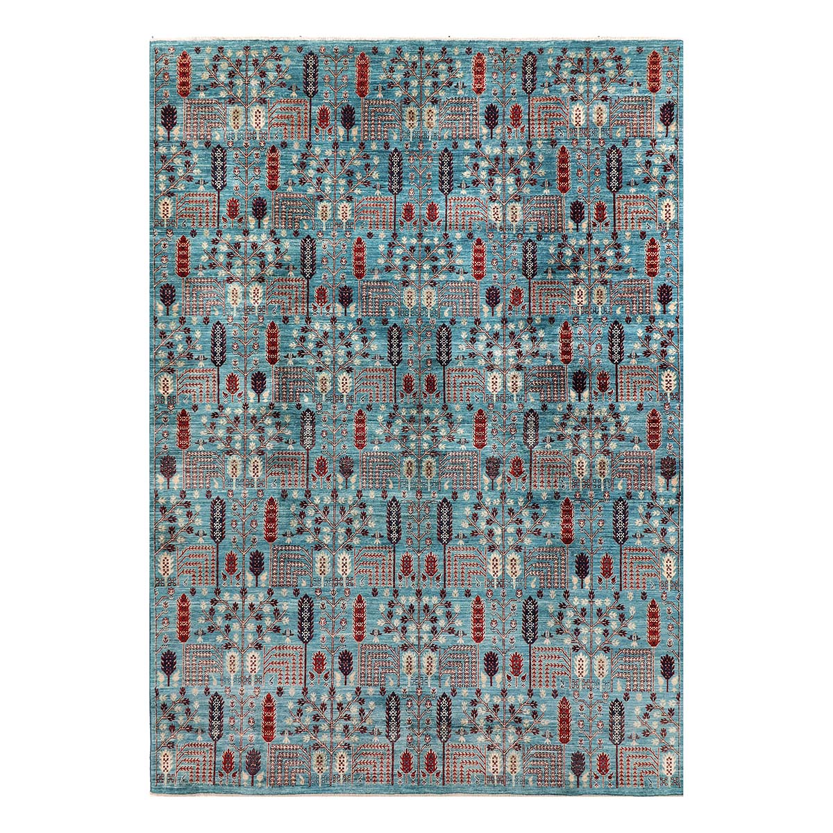 ARYANA ARYAN BLUE / RED 8'9" X 11'11"