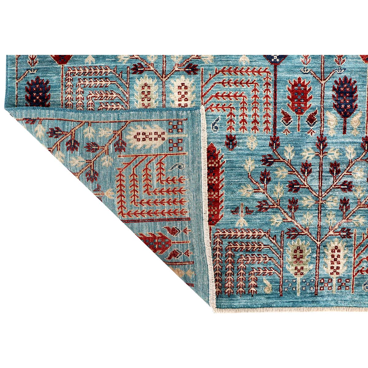 ARYANA ARYAN BLUE / RED 8'9" X 11'11"