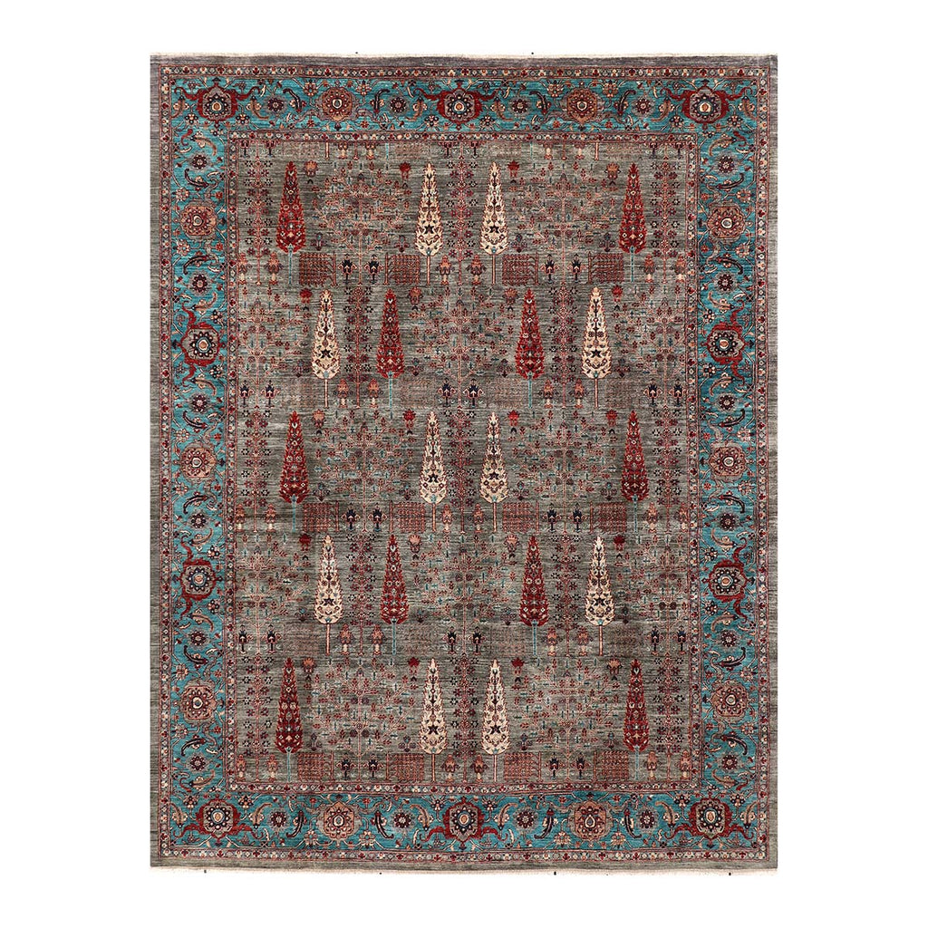 ARYANA ARYAN GREEN / BLUE 8'10" X 12'2"