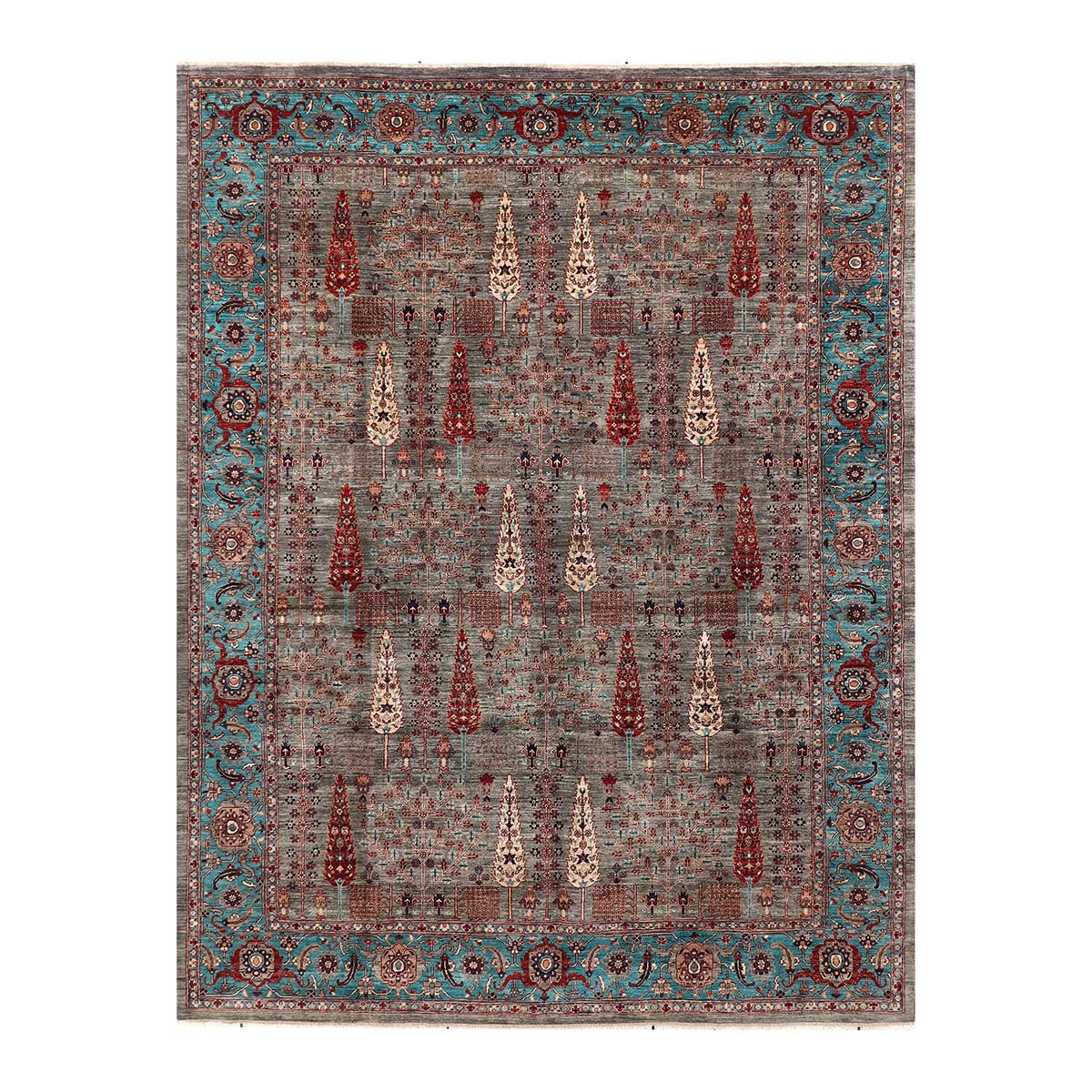 ARYANA ARYAN GREEN / BLUE 8'10" X 12'2"