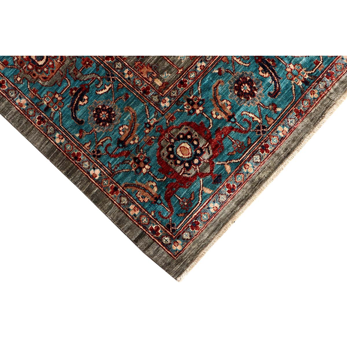 ARYANA ARYAN GREEN / BLUE 8'10" X 12'2"