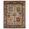 ARYANA ARYAN GREY / LIGHT BLUE 4'10" X 6'1"