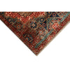 ARYANA MAMLU LIGHT GREEN / RED 2'5" X 18'6"