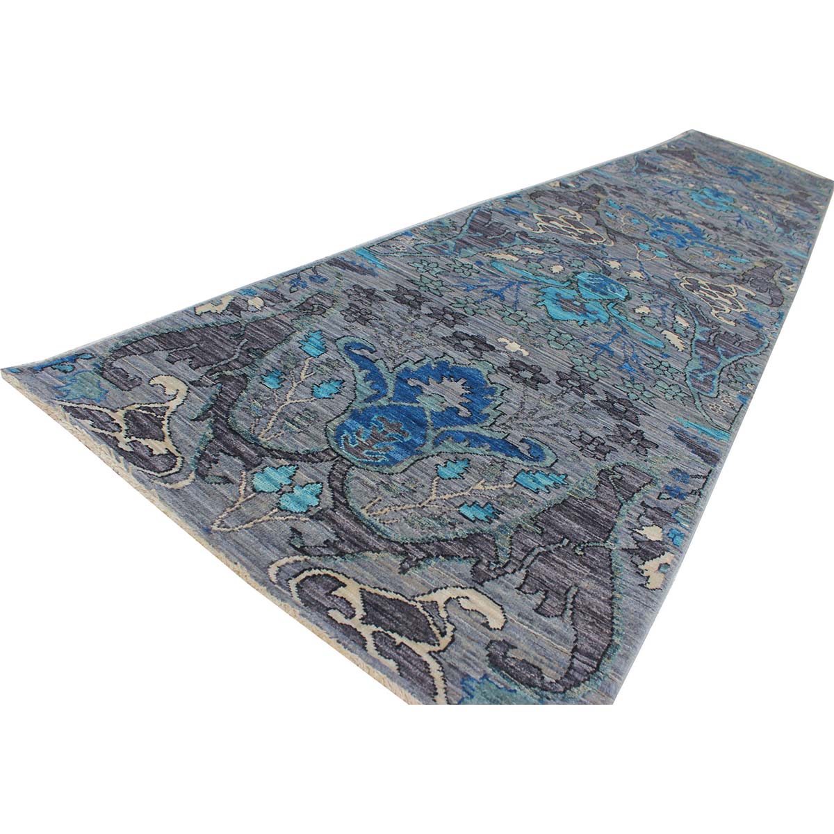 ARYANA ARYAN GREY / BLUE 2'8" X 13'10"