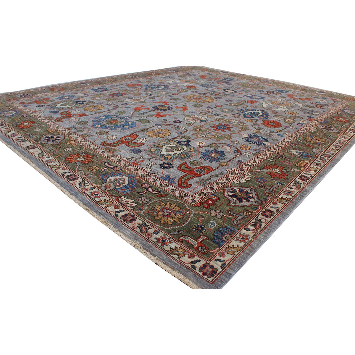 ARYANA ARYAN GREEN / GREY 8'1" X 9'8"