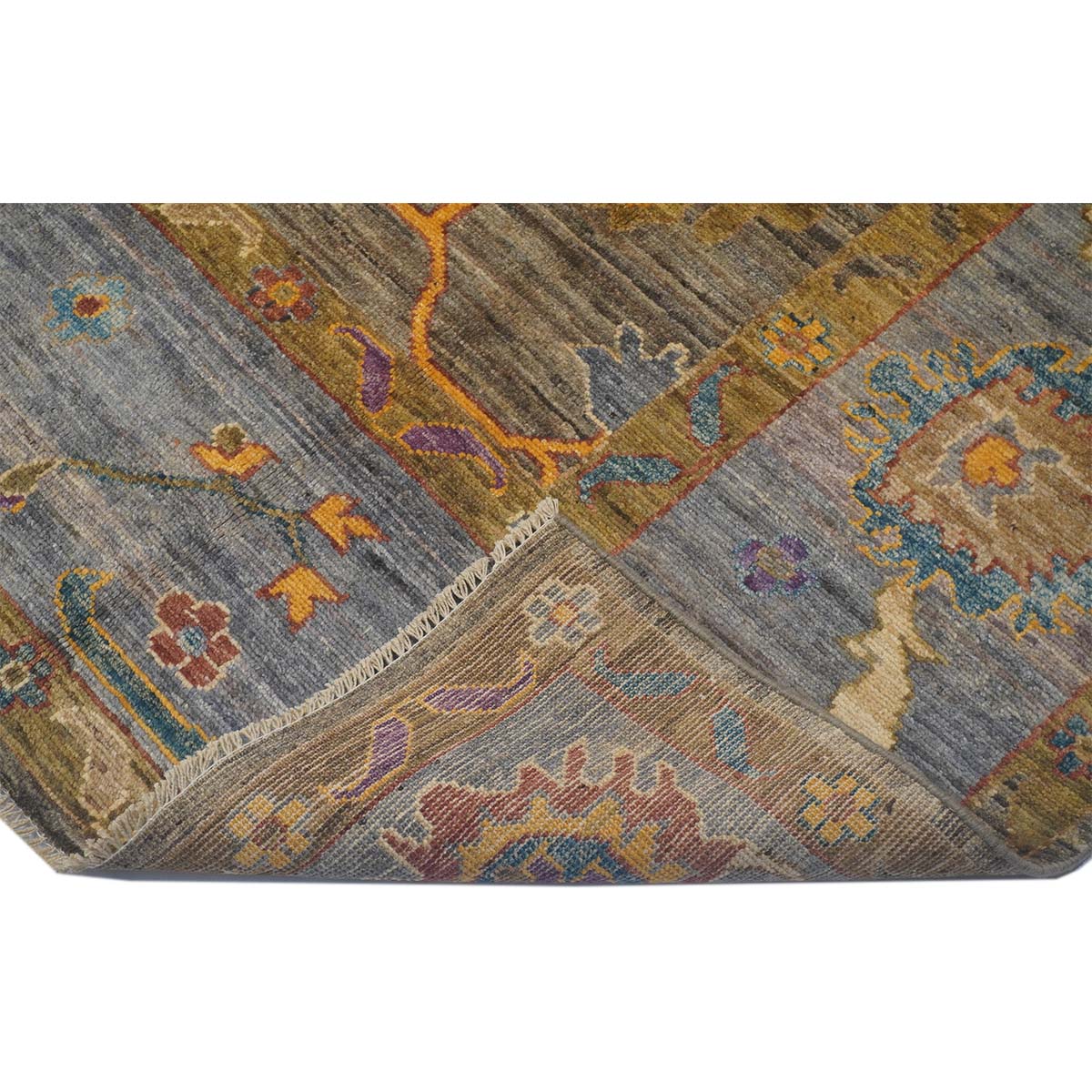 ARYANA OUSHA BROWN / GREY 7'11" X 9'8"