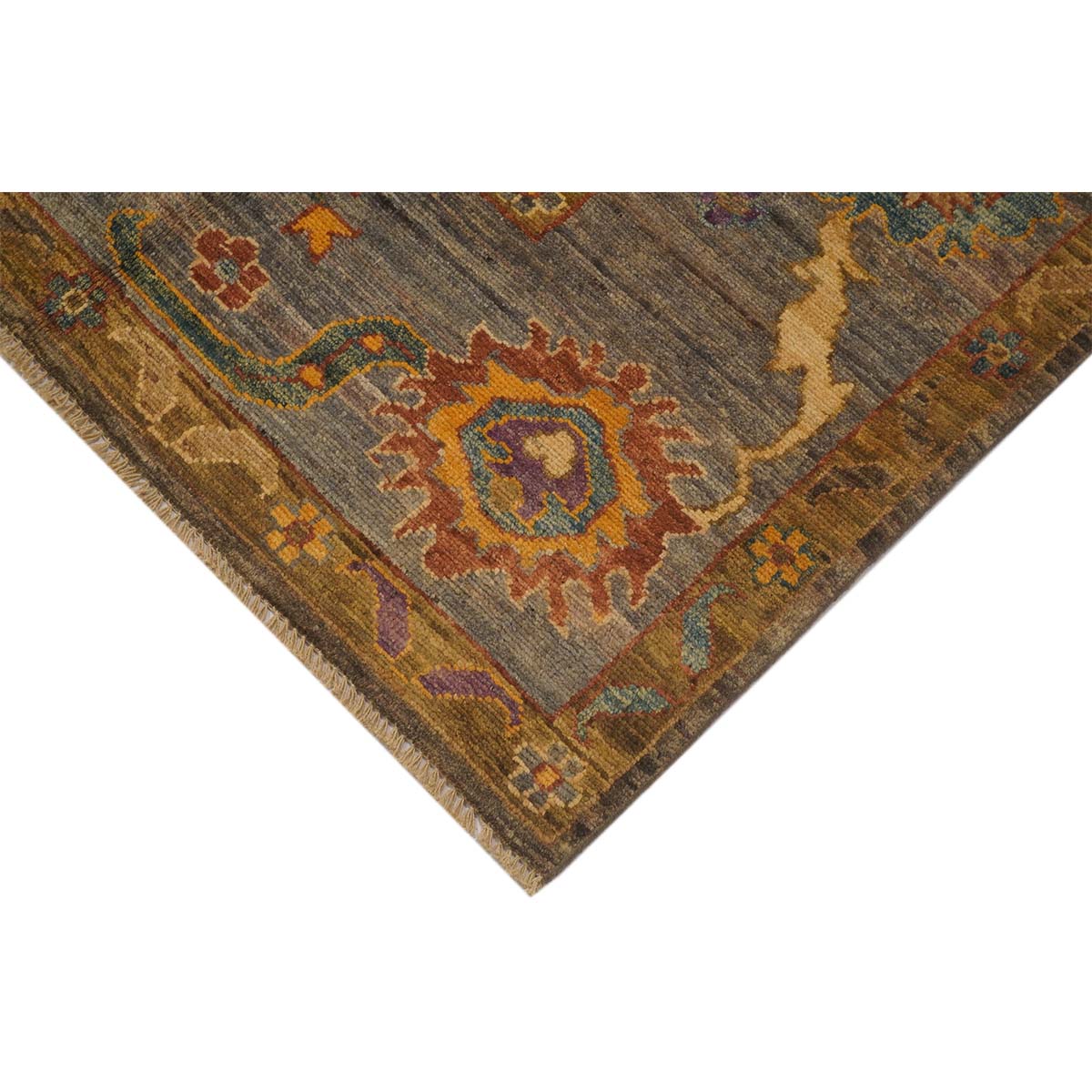 ARYANA OUSHA BROWN / GREY 7'11" X 9'8"