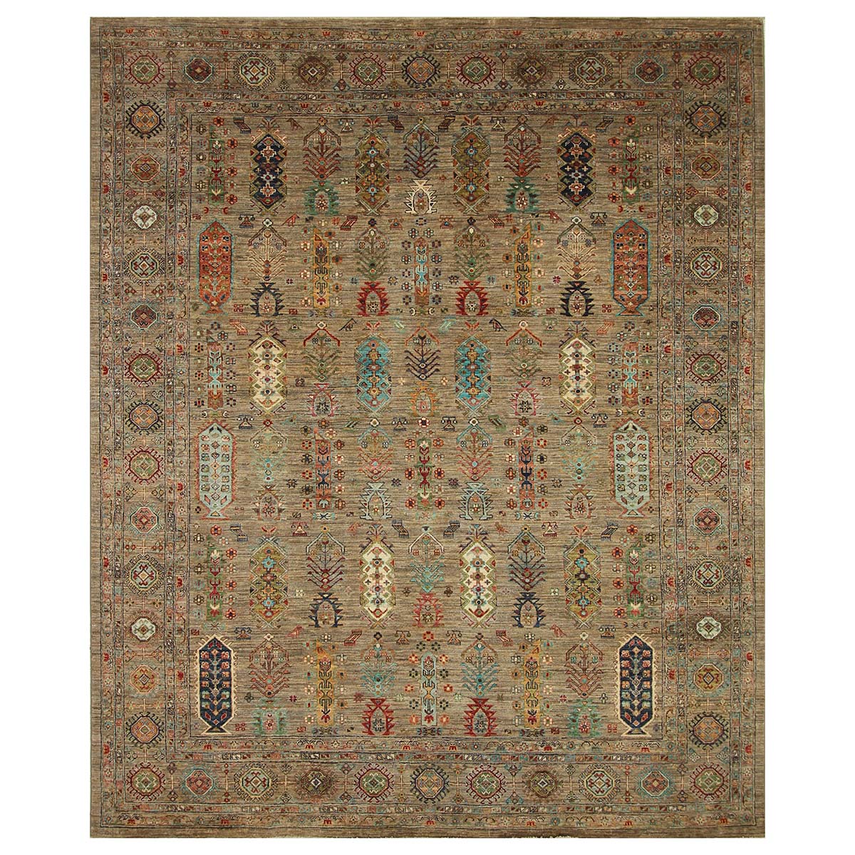 ARYANA ARYAN BROWN / MULTI 8'1" X 9'10"
