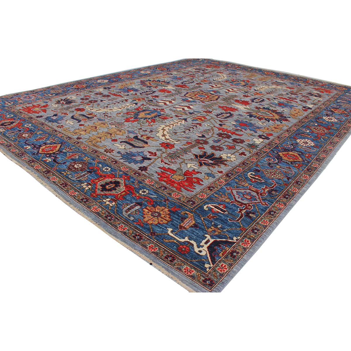ARYANA ARYAN GREY / BLUE 8'11" X 11'11"
