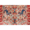 ARYANA ARYAN LIGHT GREEN / RED 2'7" X 9'9"