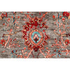 ARYANA ARYAN BROWN / RED 5'11" X 8'9"
