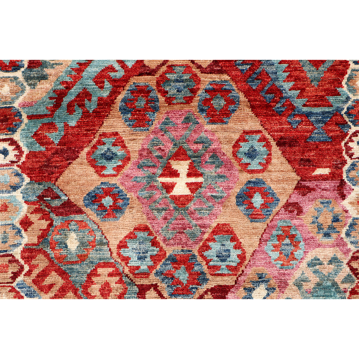 ARYANA ARYAN RED / NAVY 2'5" X 11'9"