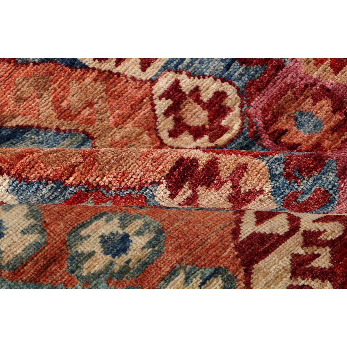 ARYANA ARYAN RED / NAVY 2'5" X 11'9"