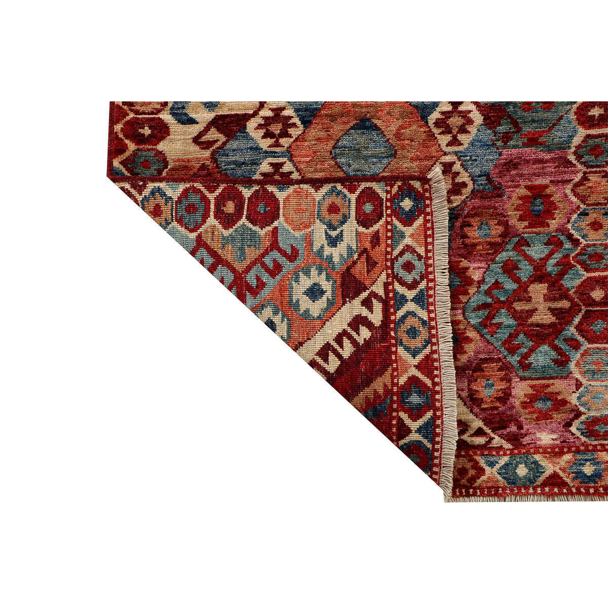 ARYANA ARYAN RED / NAVY 2'5" X 11'9"