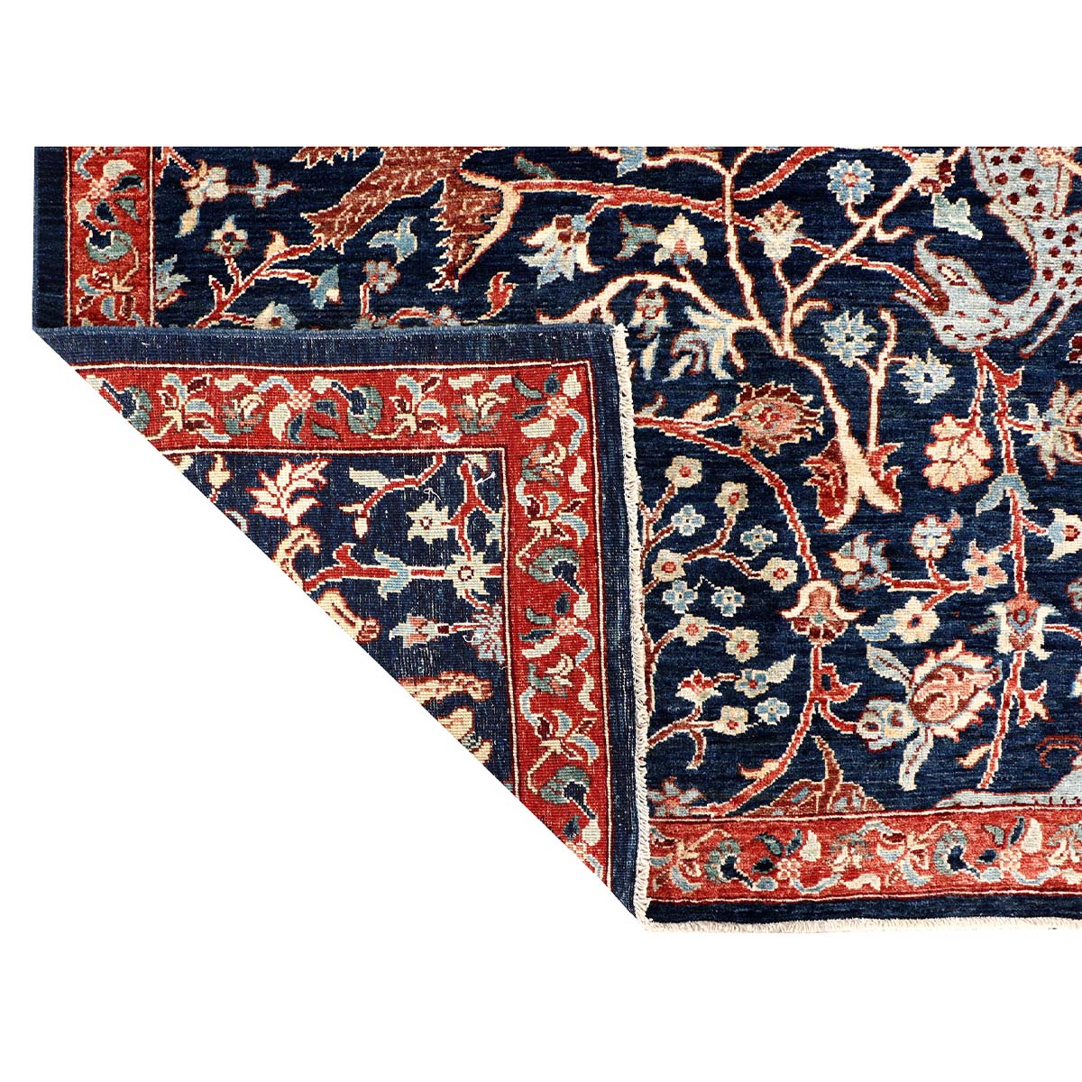 ARYANA ARYAN NAVY / RED 8'11" X 12'