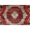 ARYANA MAMLU GREEN / RED 2'6" X 11'11"